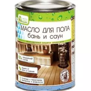 Масло для пола бань и саун