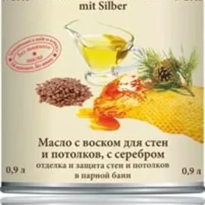 Масло с воском для парной бане, с серебром № 2015 (1.25 л)