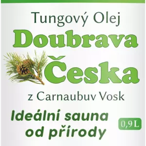 Дубрава Чешска. Тунговое масло с карнаубским воском для бань и саун, с минералами.